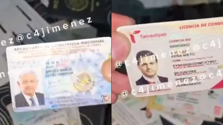 ¡Hasta credenciales fake de AMLO y Peña Nieto! Detienen a banda de falsificadores en Santo Domingo