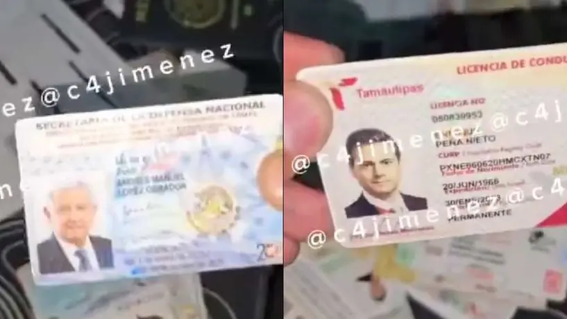 ¡Hasta credenciales fake de AMLO y Peña Nieto! Detienen a banda de falsificadores en Santo Domingo