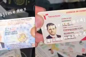 ¡Hasta credenciales fake de AMLO y Peña Nieto! Detienen a banda de falsificadores en Santo Domingo