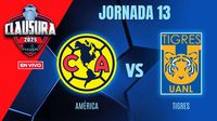 América vs Tigres EN VIVO Liga MX Jornada 13 Clausura 2025
