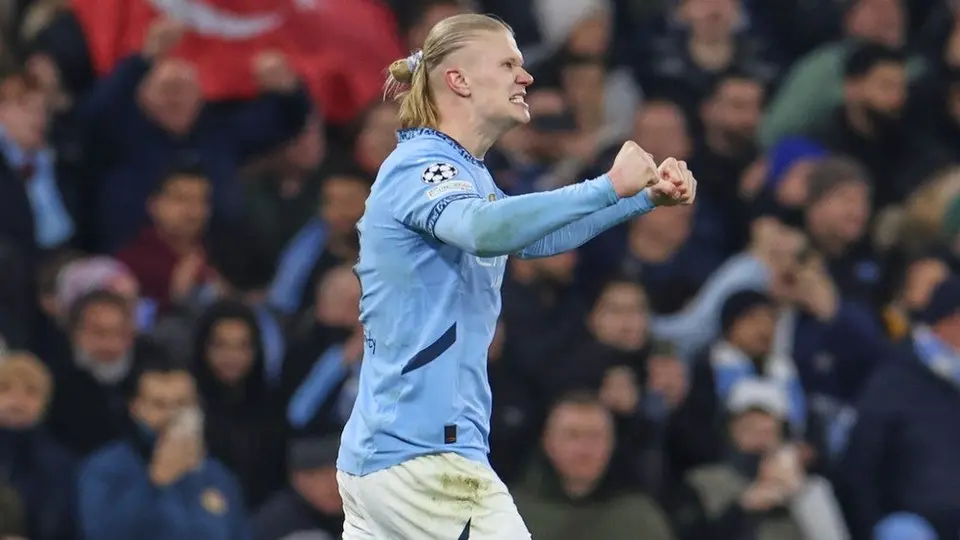 Haaland se metió al top 10 de goleadores históricos de Champions League