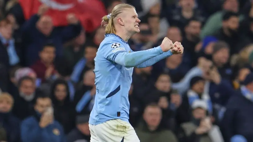 Haaland se metió al top 10 de goleadores históricos de Champions League