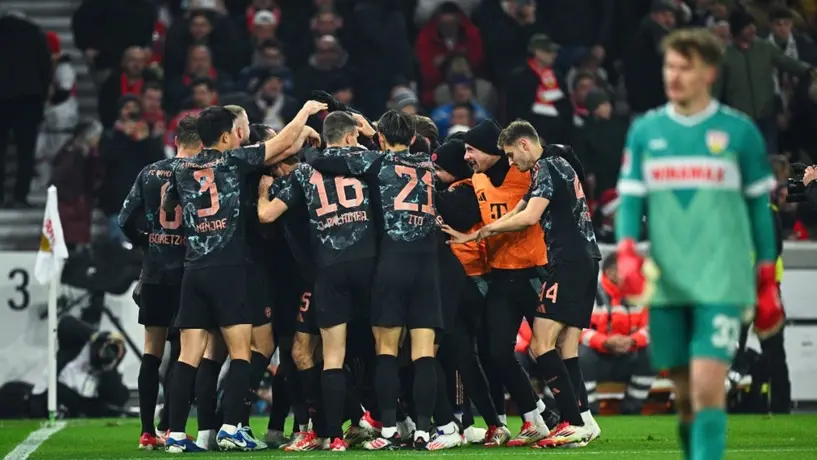 Bayern Munich estira su liderato en la Bundesliga a 11 puntos tras remontar ante Stuttgart
