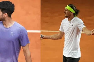 Alcaraz adelanta su entrenamiento en Roma por el Clásico y sorprende a Zverev: “¿Tan temprano?”