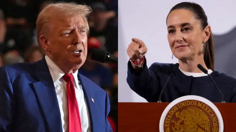 Donald Trump llena de elogios a Claudia Sheinbaum; la presidenta reacciona