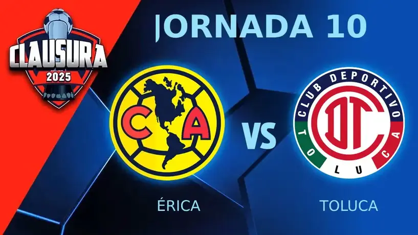 América vs Toluca ¿Dónde y a qué hora ver el partido de Jornada 10 del CL25?
