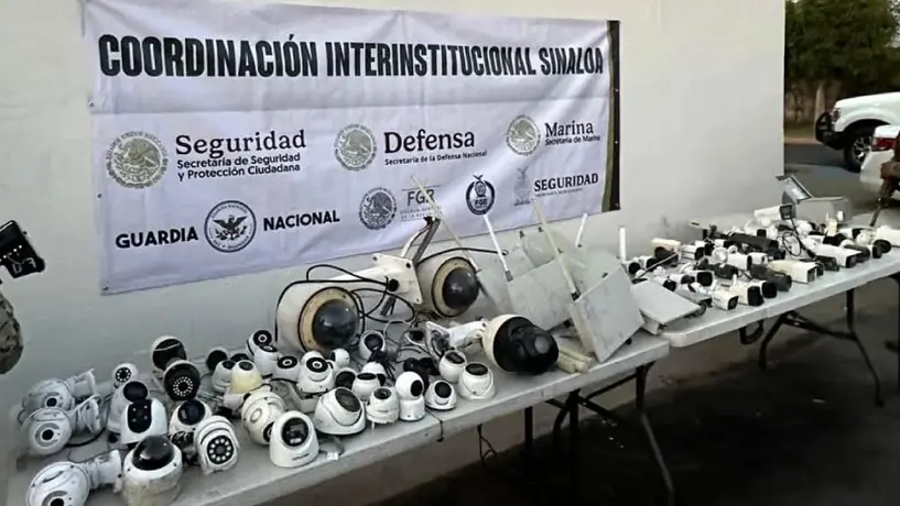 Retiran 82 cámaras de videovigilancia ilegales en Culiacán y Mazatlán; eran usadas para delincuencia