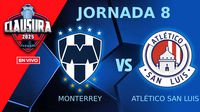 Monterrey vs Atlético San Luis EN VIVO Liga MX Jornada 8 Clausura 2025