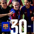 Barcelona ‘C’ Femenil protagoniza goleada histórica de 30-0 en España