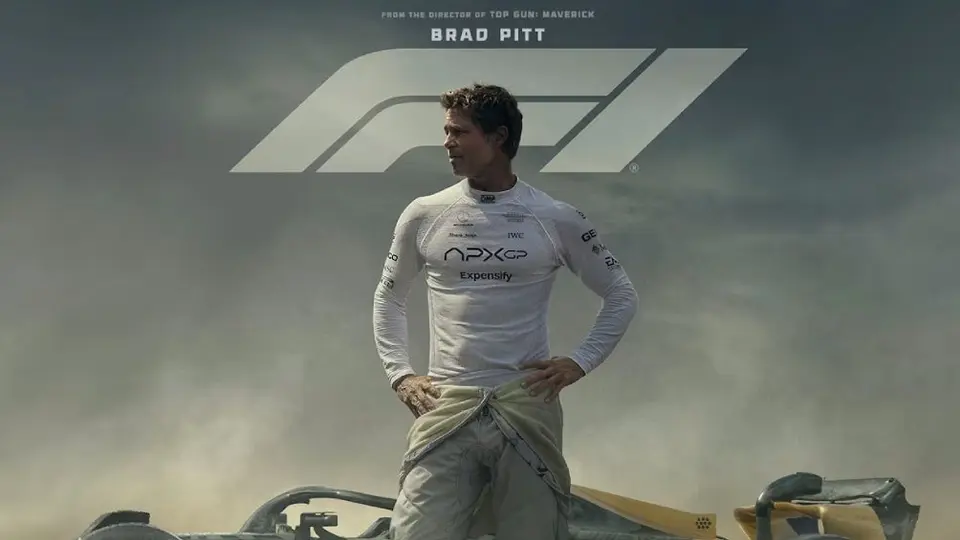 Lanzan primer tráiler de la película "F1" protagonizada por Brad Pitt