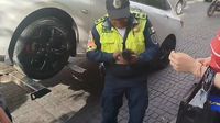 VIDEO: Policías de CDMX rescatan a gato atrapado en carrocería de auto
