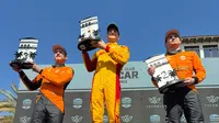 Pato O'Ward queda segundo en Thermal Club y logra primer podio del año en la IndyCar