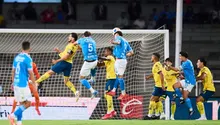 Cruz Azul vence a América en la Semifinal de ida del Clausura 2025 con un hombre menos