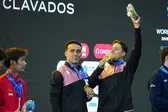 ¡Dupla de oro! Osmar Olvera y Juan Celaya suben a lo más alto del podio en el Mundial de Clavados