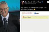 Ricardo Salinas Pliego se disponía a pagar sus impuestos pero… ¡se ‘cae’ página del SAT!