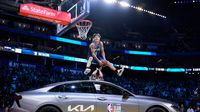 Mac McClung logra el primer tricampeonato de Clavadas de la NBA