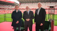 Javier Tebas respalda el proyecto de Orlegi Sports en el Real Sporting