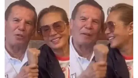 Yolanda Andrade reaparece junto a Julio César Chávez tras rumores sobre su salud
