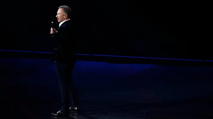 Christian Horner reaccionó ante los abucheos en el evento de presentación de Fórmula 1