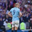 Erling Haaland continúa con la sequía en Finales con Manchester City