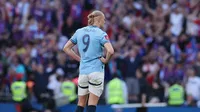Erling Haaland continúa con la sequía en Finales con Manchester City