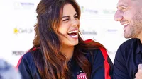Necaxa tuvo de visita a una de sus inversionistas, Eva Longoria