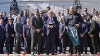 Eagles visitan a Trump y la Casa Blanca sin Jalen Hurts