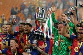 Jugadores de Barcelona tuvieron pleito con RFEF durante celebración de Copa del Rey