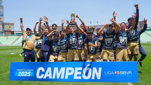 ¡Campeones! Pumas Sub 17 se corona tras vencer a Santos Laguna