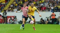 En inferioridad numérica y sin portera, América rescató empate ante Chivas en la Liga MX Femenil
