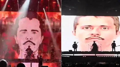 Fiscalía de Jalisco investiga concierto por imágenes de 'El Mencho' y posible apología del delito