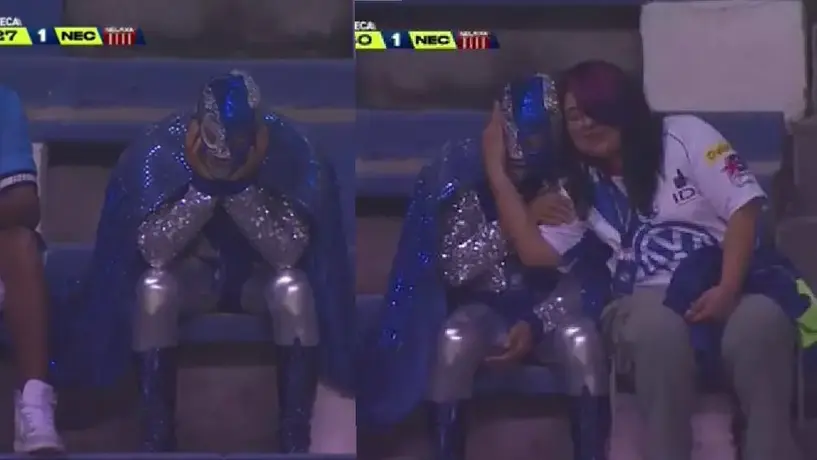 ¡Destrozado! La triste historia de Súper Camote en el Puebla vs Necaxa