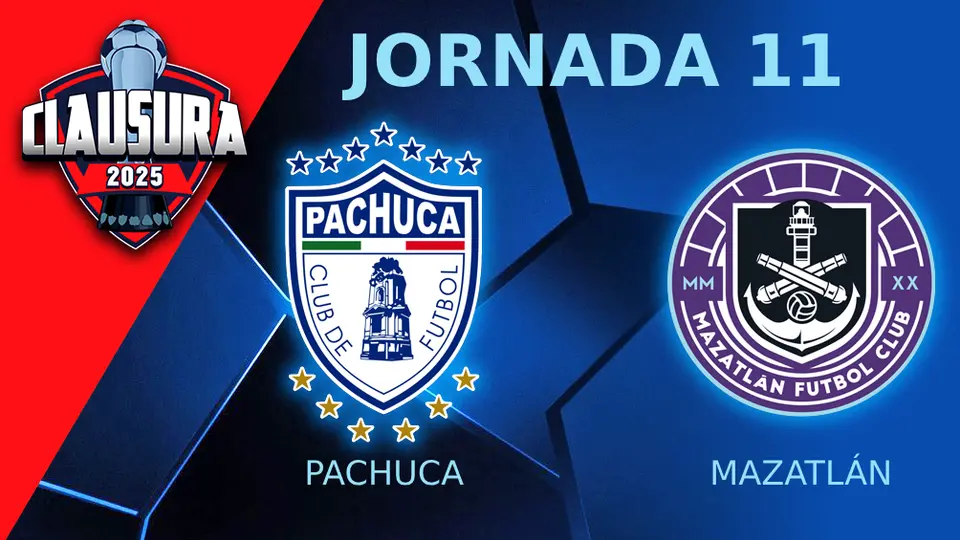 Pachuca vs Mazatlán: ¿Cuándo y dónde ver la Jornada 11 de la Liga MX?