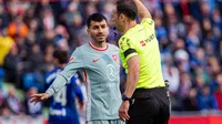 Árbitro del Getafe vs Atlético de Madrid detalla insultos de Ángel Correa en el acta del partido