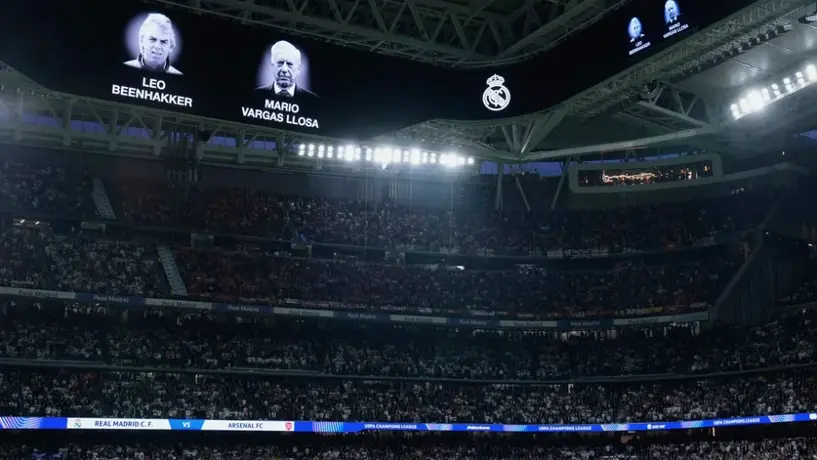 Real Madrid y Arsenal guardaron minuto de silencio por Leo Beenhakker en Champions League