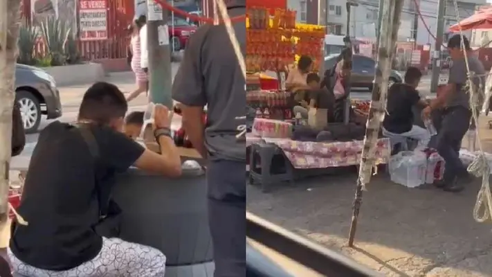 VIDEO: Vendedor en CDMX es captado rellenando botellas con agua sucia