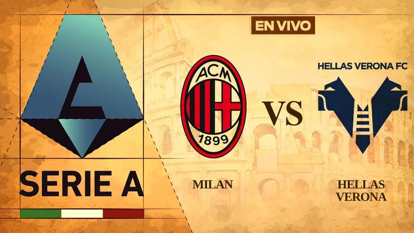 Milan vs Hellas Verona EN VIVO Serie A Jornada 25