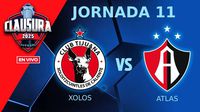 Xolos vs Atlas EN VIVO Liga MX Clausura 2025 Jornada 11