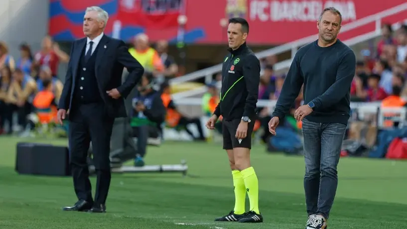 Flick sobre salida de Ancelotti de Real Madrid: "Le deseo lo mejor, es uno de los mejores"