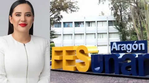Sandra Cuevas se cuela a evento de la UNAM; FES Aragón aclara que no fue invitada