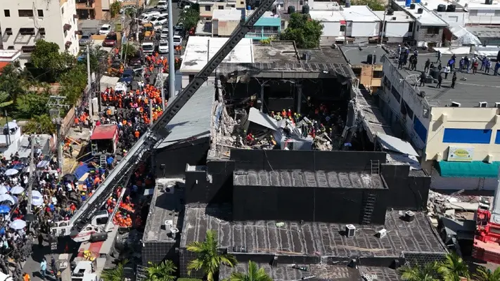 Van 218 muertos por desplome de techo en República Dominicana
