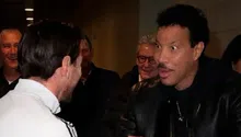 Lionel Messi conoció al cantante que le debe su nombre, Lionel Richie