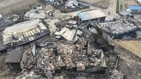 Incendios forestales en Corea del Sur dejan 24 muertos y obligan a evacuar a 27.000 personas