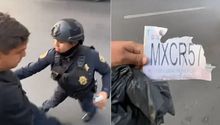 VIDEO: Policías de CDMX utilizan placas falsas para extorsionar