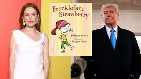 Donald Trump prohíbe libro infantil 'Freckleface Strawberry' de la actriz Julianne Moore