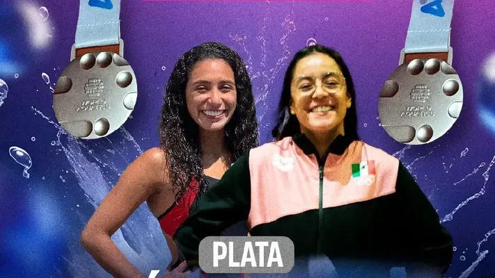 Gabriela Agúndez y Alejandra Estudillo se quedan con la medalla de plata en clavados sincronizados