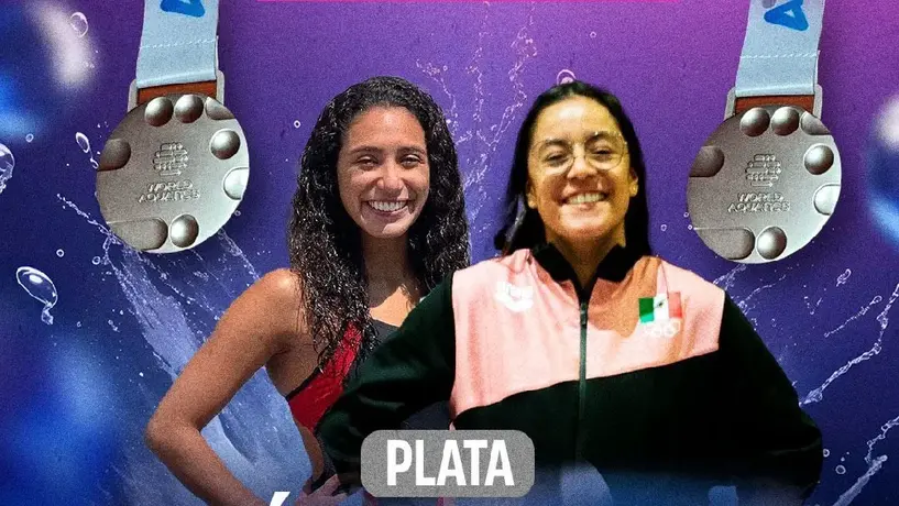 Gabriela Agúndez y Alejandra Estudillo se quedan con la medalla de plata en clavados sincronizados