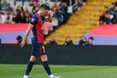 Barcelona confirma lesión de Lewandowski; en duda para juego contra Real Madrid