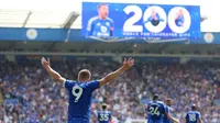 Jamie Vardy se despide de la cancha de Leicester City con su gol 200 en el club