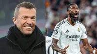 Lothar Matthäus habló sobre el comportamiento de Rüdiger: "Estaba loco, sin control"